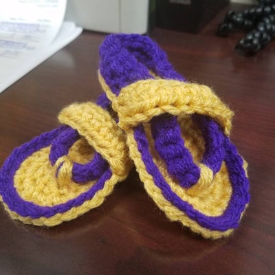 Crochet PATTERN Baby Strap Flip Flops Pdf DOWNLOAD - Etsy