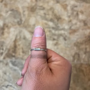 thin gold band, fidget ring, worry beads ring, anxiety ring, spinner rings for women, mindfulness, stackable rings, rings for kids