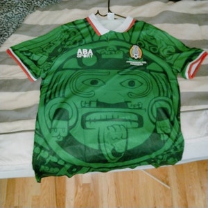 Maillot Mexique rétro 1998 football | Maillot de football pour homme | Équipe nationale de football du Mexique - Canada