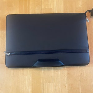 Black Leather Laptop Case 17 Inch Laptop Sleeve 17.3 Inch - Etsy