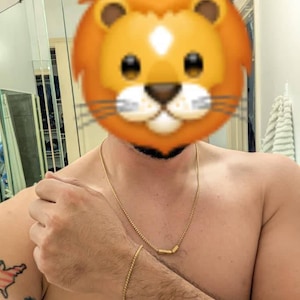 Personalize Necklace For Dad With Kids Name, Custom Men's Gold Necklace, Personalized Gift For Dad, Daddy Jewelry, Husband Gift, Father Gift