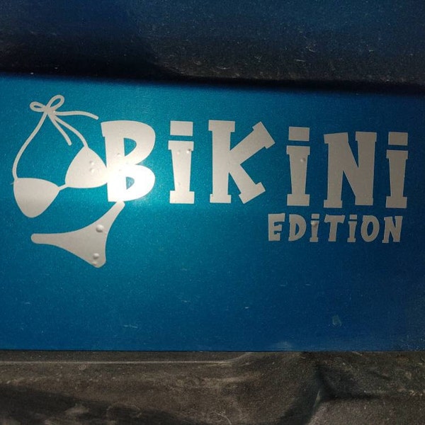 One Bikini Edition Decal - Vinyl Decal - Bikini Pearl Color - Etsy
