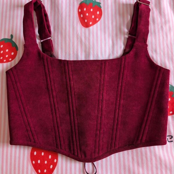CORSET BELT in BLUE WAVE