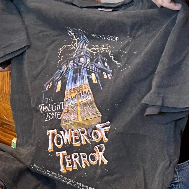 Vintage Tower of Terror Shirt, Disney Rides Shirt, Disneyworld