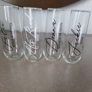 Bridesmaid Glass, Personalized Glass, Custom Gifts, Bridesmaid, Bride ...