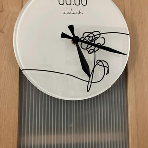 BTS Clock, Acrylic Wall Clock, Bangtan Sonyeondan Clock, Zero O