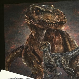 Blue Portrait Jurassic World Fallen Kingdom Poster Etsy Blue Portrait Jurassic World Fallen Kingdom Poster Etsy