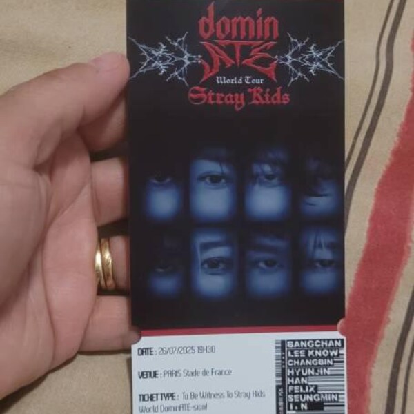 Stray Kids 樂 Star Comflex Lyric Wall Print Rock Star Album