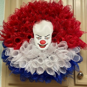Scary Clown Face Wreath Add-ons - Etsy