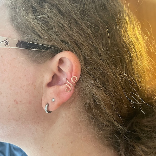 Single Ear Cuff in Gold