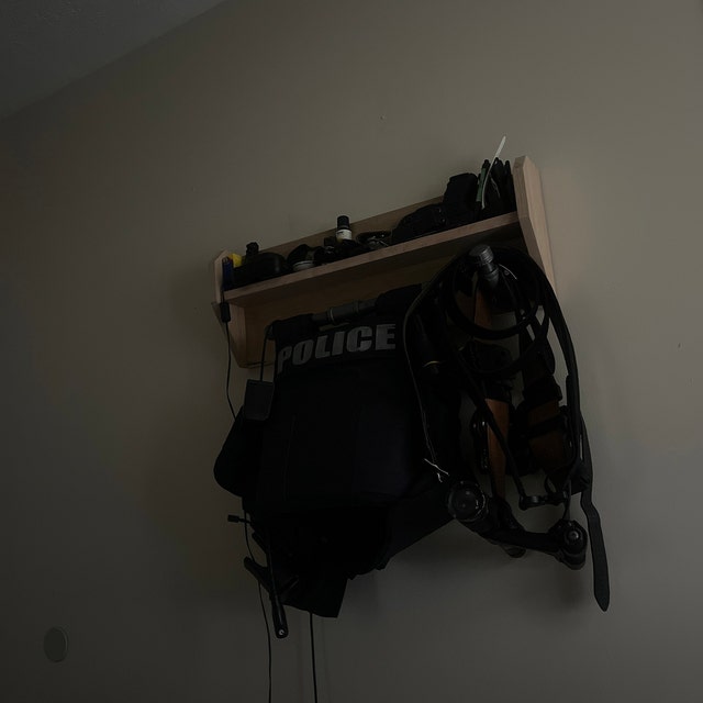 Wall Mounted Duty And Tactical Gear Rack Small, 44% OFF