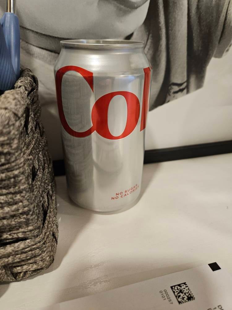Diet Coke Soy Candle - Hand Poured Diet Coca Cola Soda Can Candle - Custom Scented Soda Pop Candle