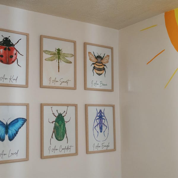 Nursery Prints - Set of 6 Babies Room Wall Art - Nursery Affirmation ...