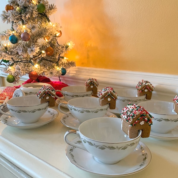 Mini Gingerbread House Cookie Cutter Mug Topper Etsy Mini gingerbread house cookie cutter mug topper etsy
