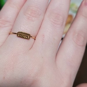 Customer photo, Stick of Butter Ring
