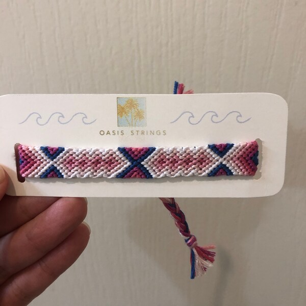 CUSTOM MADE Aztec Friendship Bracelet, Aztec/tribal Pattern, Woven ...