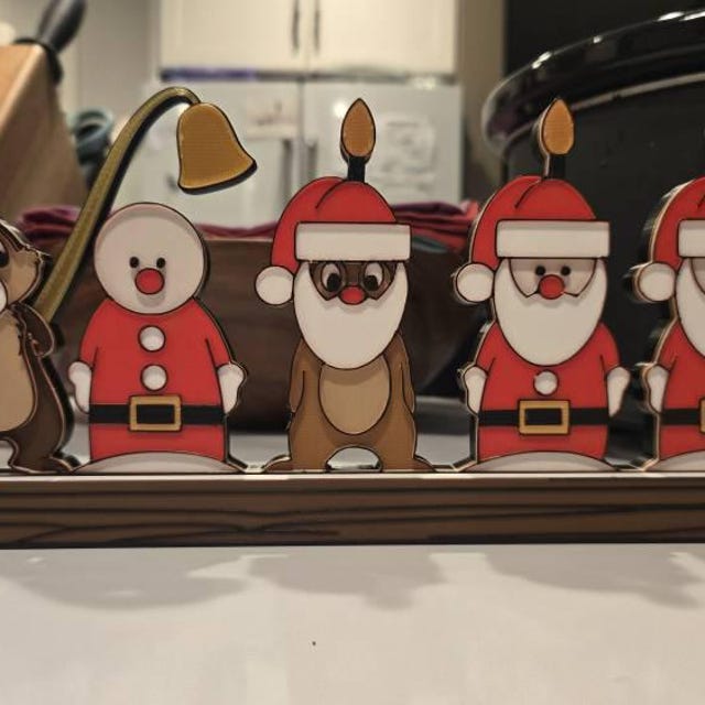 Pluto's Christmas Tree Dale and Santa's Standing Mantle Decoration