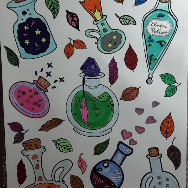 The Moon Tarot Card Coloring Pagethe Moon Coloring Pagetarot Coloring