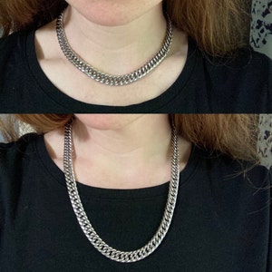 Unisex Stainless Steel Twist Chain Leather Bootstrap Double - Etsy