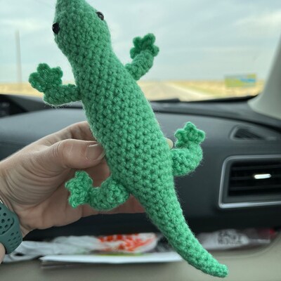 Gecko lizard Amigurumi CROCHET PATTERN Digital PDF File Download - Etsy