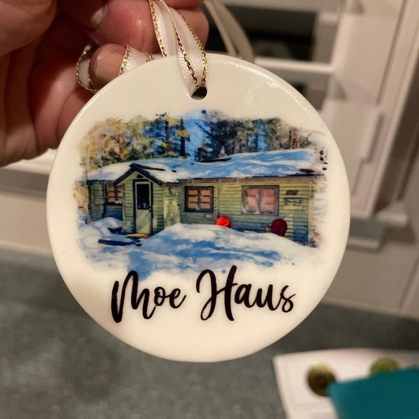 Custom Home Ornament, Custom Watercolor House Christmas Ornament ...