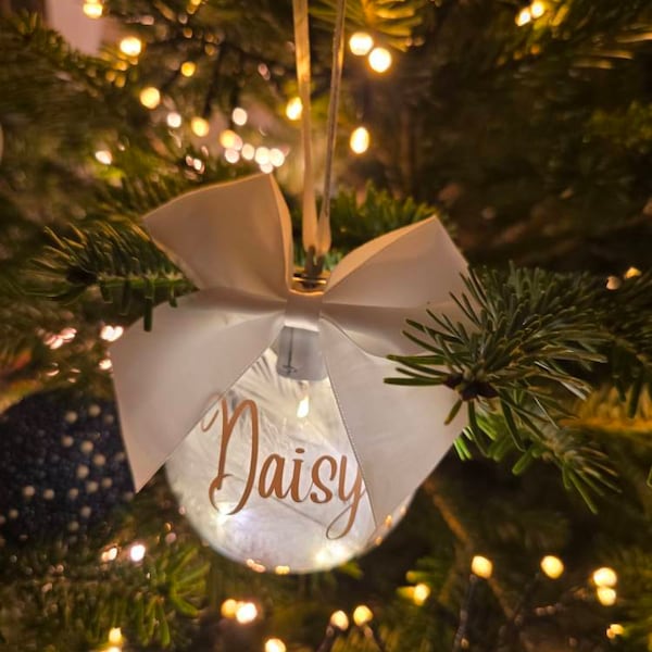 I Have An Angel In Heaven Bauble Ornament - Memorial Baubles Personalised Mum Dad Son Daughter Wife Husband Hanging Decorations - Foto 2