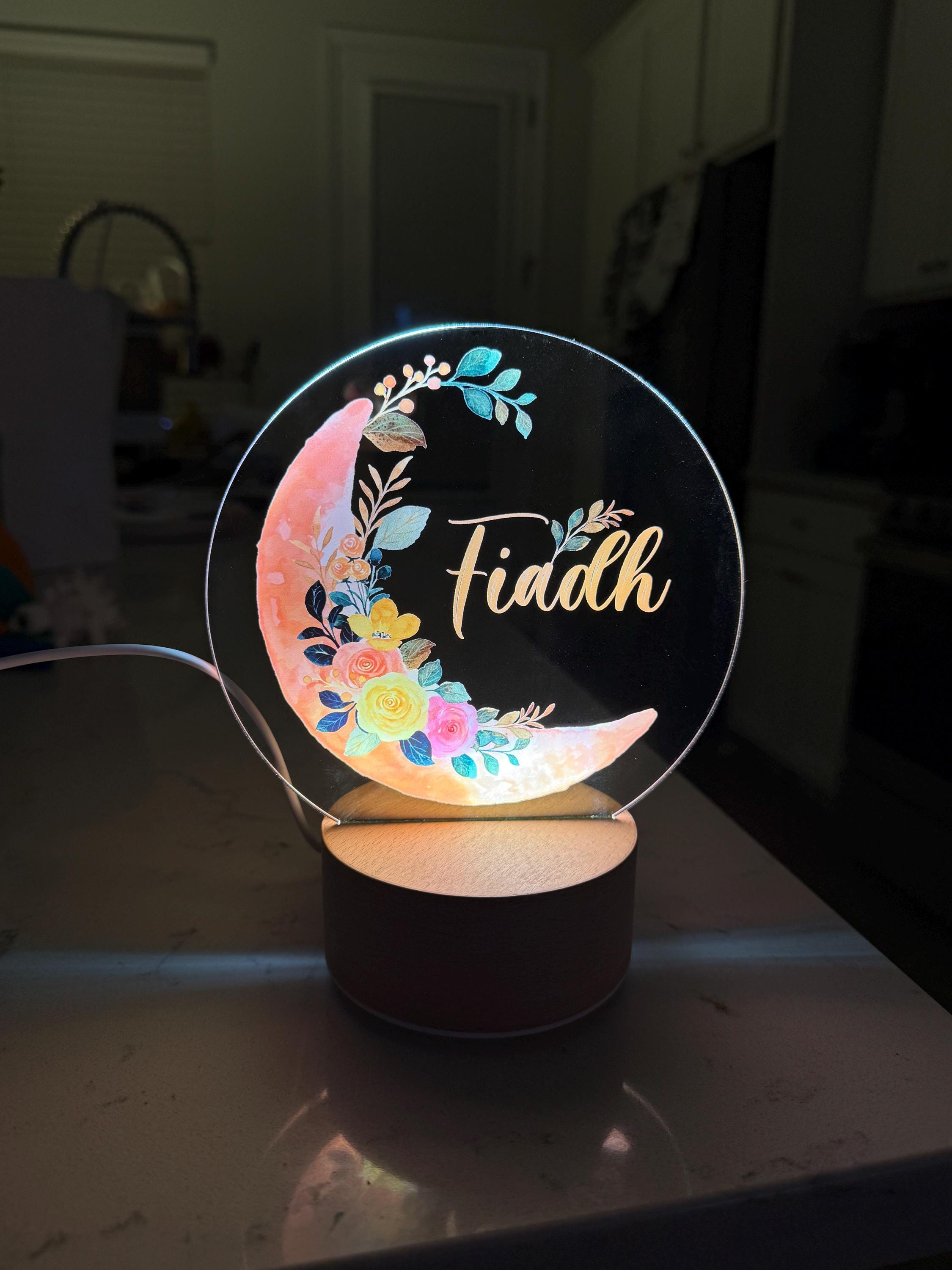 Baby Girl Gift, Personalized Night Light for Kids, Custom Night Light, Infant Gift, Personalized Lamp, Name Night Light