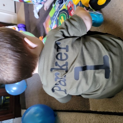 T-shirt Graphique "1st Birthday" Pour Petit Garçon 9-12 Mois - Bleu Et Joyeux