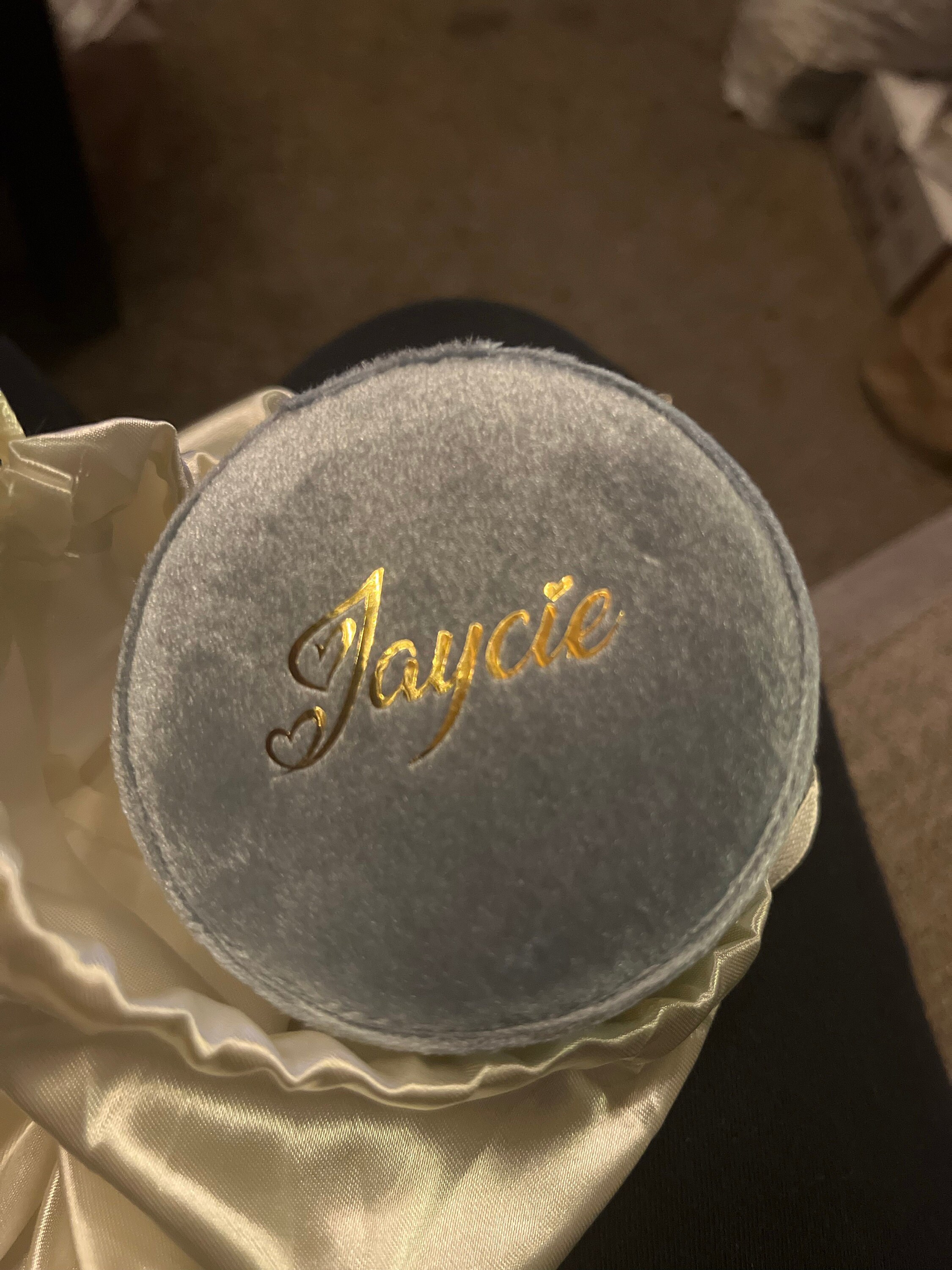 Personalisierte Schmuckschatulle, Brautjungferngeschenke, Hochzeitsgeschenke, personalisierte Schmuckschatulle aus Samt, Reiseschmucketui, Brautpartygeschenk, Geschenk für Mama