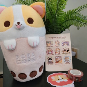 Boba corgi plush outlet
