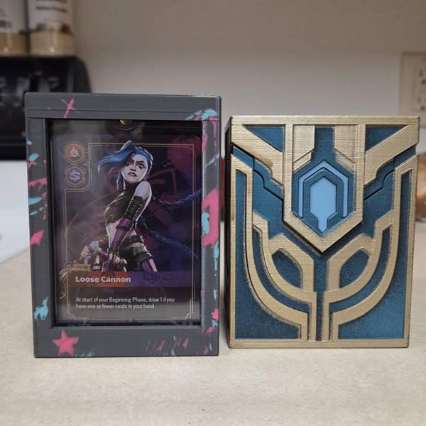 Hextech Deckbox - Riftbound - Etsy