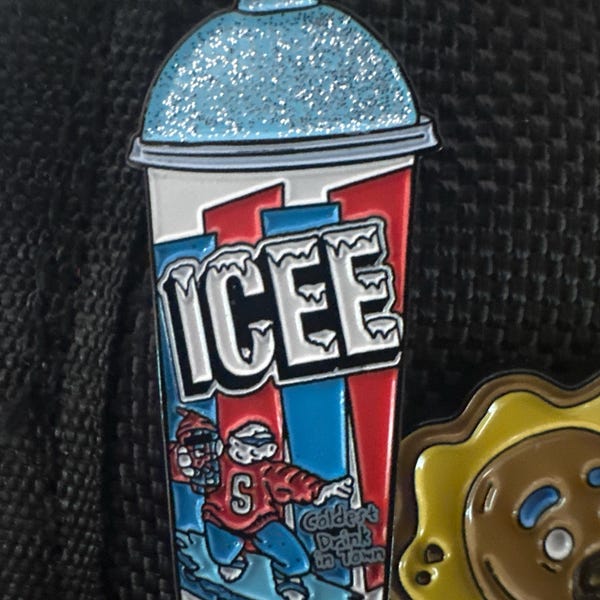 ICEE Cup Enamel Pin – Vintage Slushie Drink Lapel Pin for Food & Drink ...
