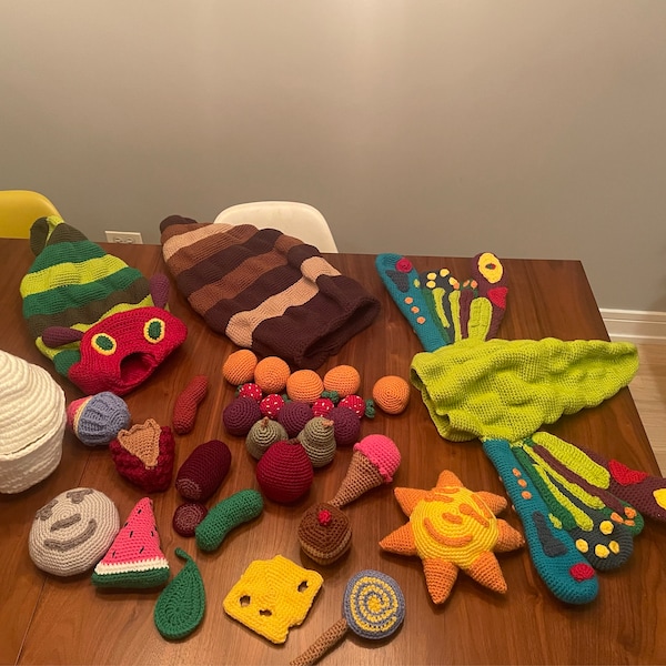 BUNDLE - the Very Hungry Caterpillar + Expansion Crochet Pattern ...