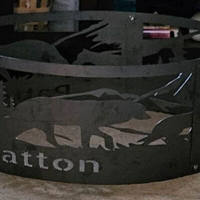 Custom Firepit Horses Fire Pit Ring Heavy Duty Outdoor Fire - Etsy