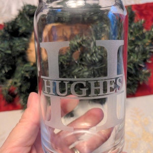 Personalized Beer Can Glass, Gift for Husband, Home Brew Gift, Home Bar Gift Idea, Engraved Beer ...