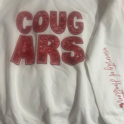 TAMU Commerce Lions Texas A M Sweatshirt Faux Sequin Embroidery DTF TAMU Commerce Lions Texas A M Sweatshirt Faux Sequin Embroidery DTF