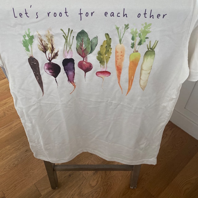 Let's Root for Each Other and Watch Each Other Grow Gardening Vegetable  Green Thumb Design UNISEX Relaxed Jersey T-shirt for Women 