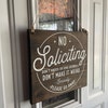 No Soliciting Sign, No Soliciting Door