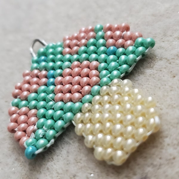 DIY Beaded Earrings Kit | for Beginner Pattern Fringe Flower Earrings ...
