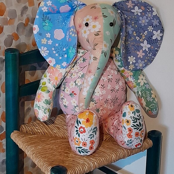 Memory Elephant Pattern Free Memory Elephant Sewing Pattern: Keepsake Bear Tutorial (PDF Pattern) - Etsy