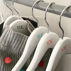 Days of the Week Hangers Wooden Outfit Planning Clothes | Etsy