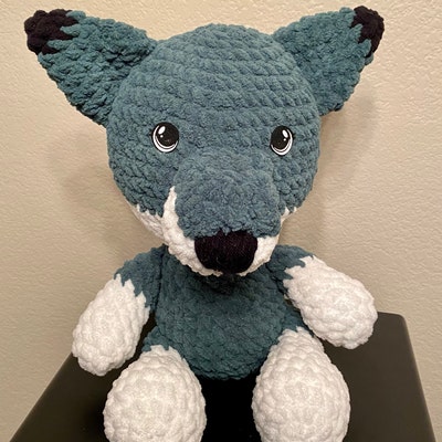 PATTERN: Wilson the Wolf Pup Crochet Wolf Pattern Amigurumi Wolf ...