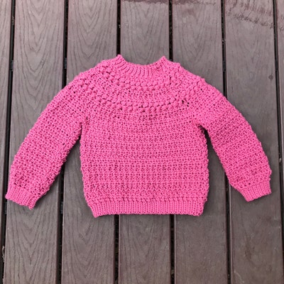 Macchiato Child Sweater Crochet Pattern, Instant Digital PDF Download ...
