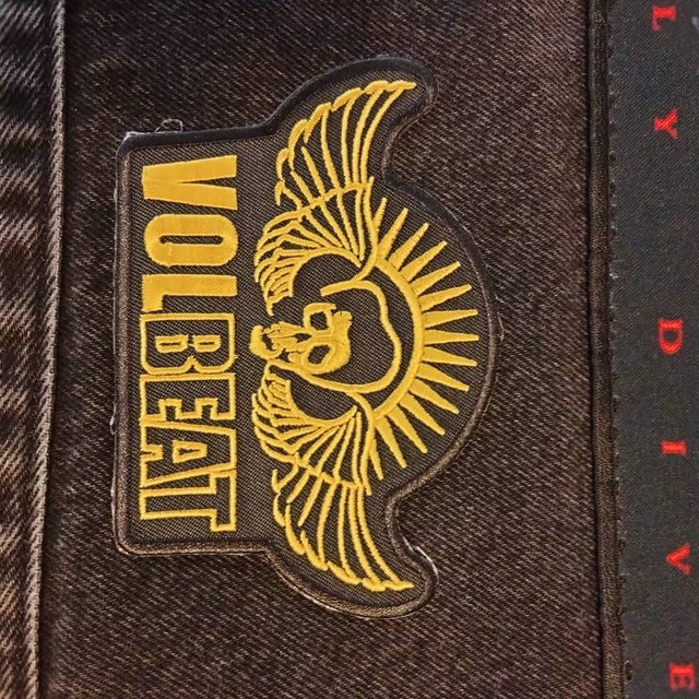 Rock Music Sew / Iron On Embroidered Patch:- Volbeat (a) - Foto 12