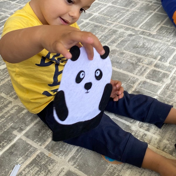 Please, Mr. Panda Felt Story/i'll Wait, Mr. Panda Flannel Board/circle ...