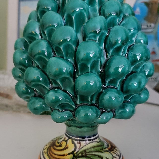 カルタジローネ陶器製シチリア産松ぼっくり、17cm – 各種カラー - Etsy