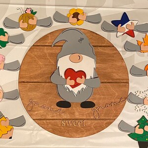 Download DIGITAL SVG FILE Interchangeable Gnome Seasonal Gnome | Etsy