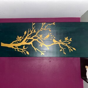Tree Branch Love Birds Vinyl Wall Decal Sticker, Wall Art Sticker ...