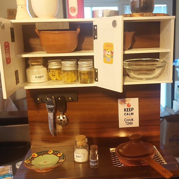Real Mini Kitchen Set for Tiny Cooking / Perfect Gift for Your Children ...