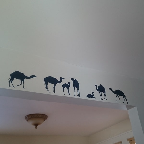 Camel Family Wall Decal Nursery Wall Decal Large Wall Decor With Camel ...
